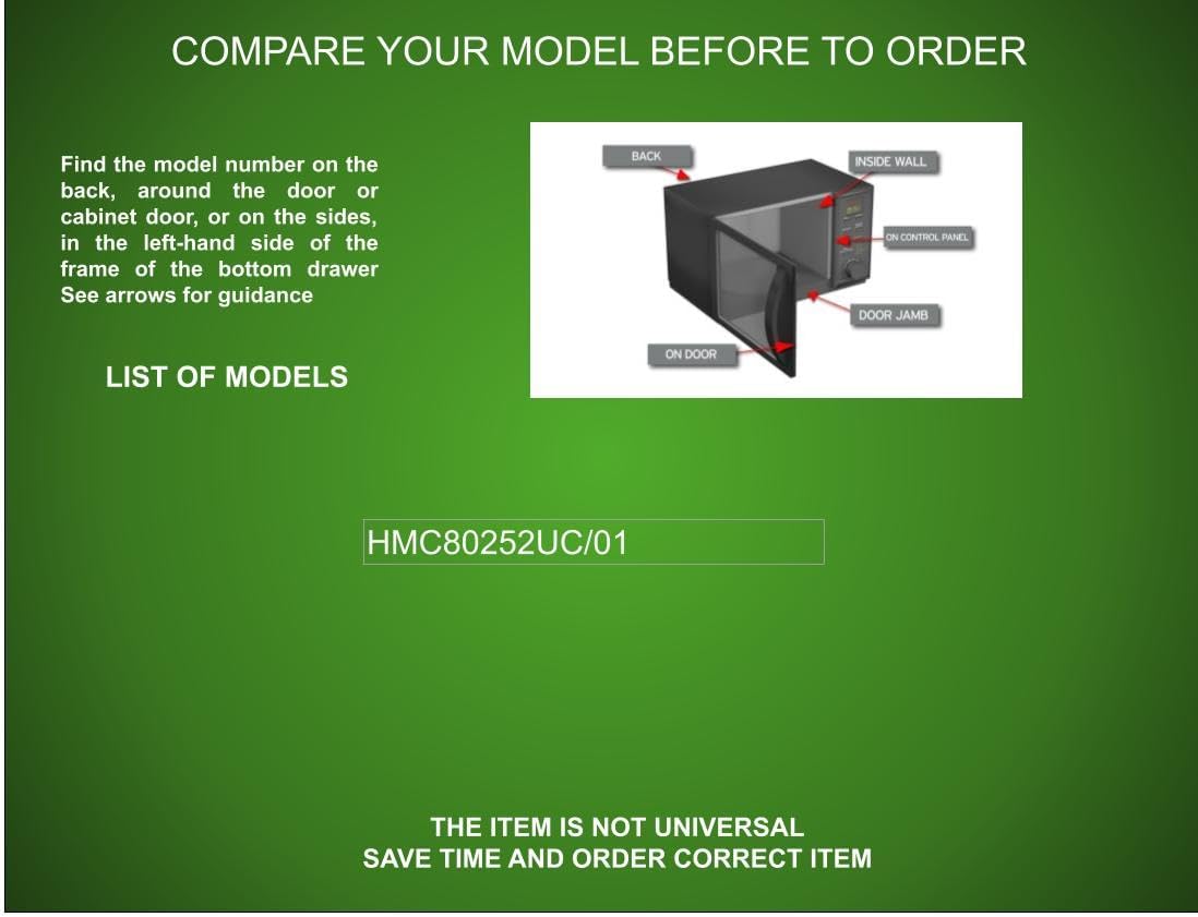 EAP11775859 PS11775859, AP6041533 CKD041533X compatible with Bosch Microwave Control Unit fits old number EAP11775859 PS11775859, AP6041533