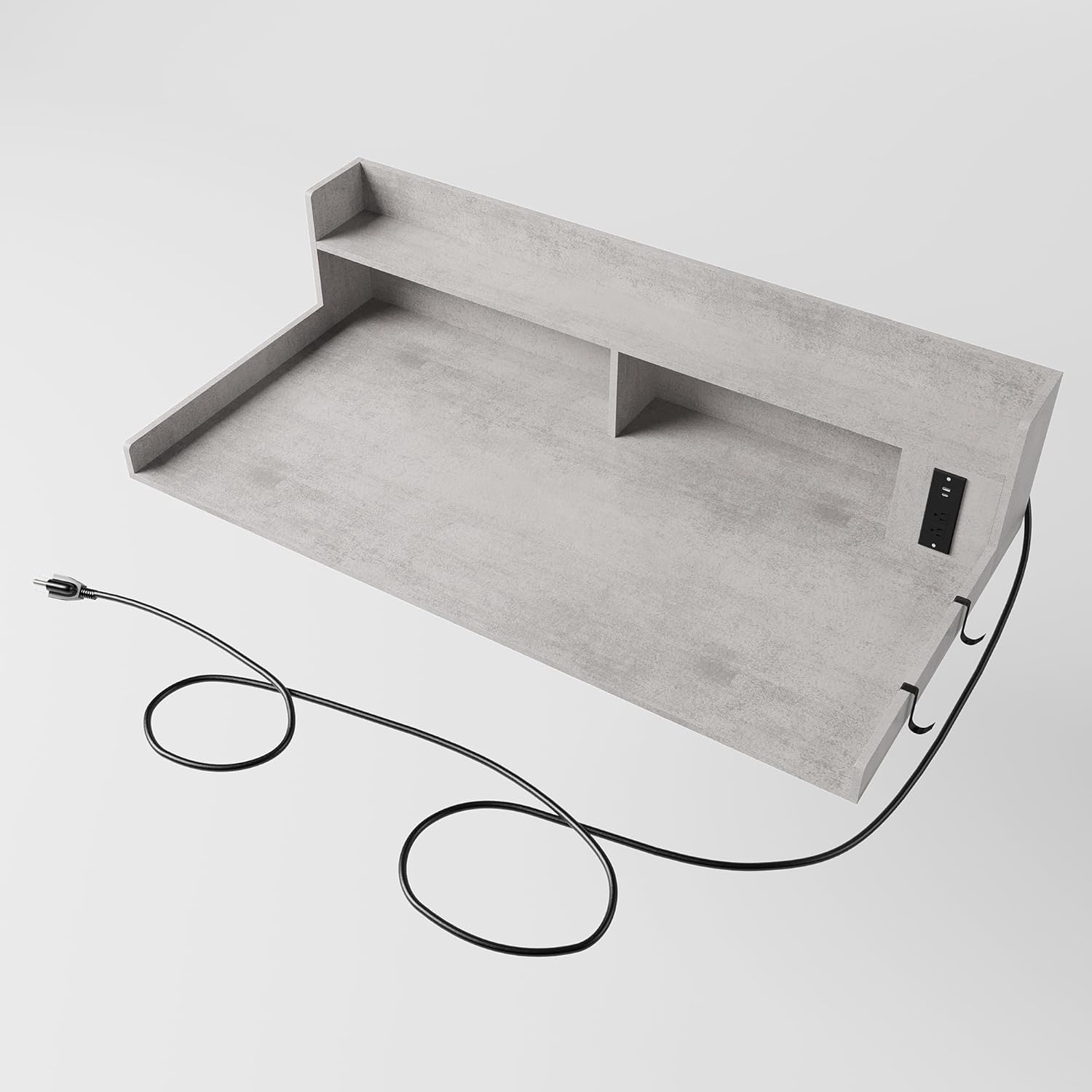 Upgraded 2-Tier Washer and Dryer Countertop with Power Outlet,54