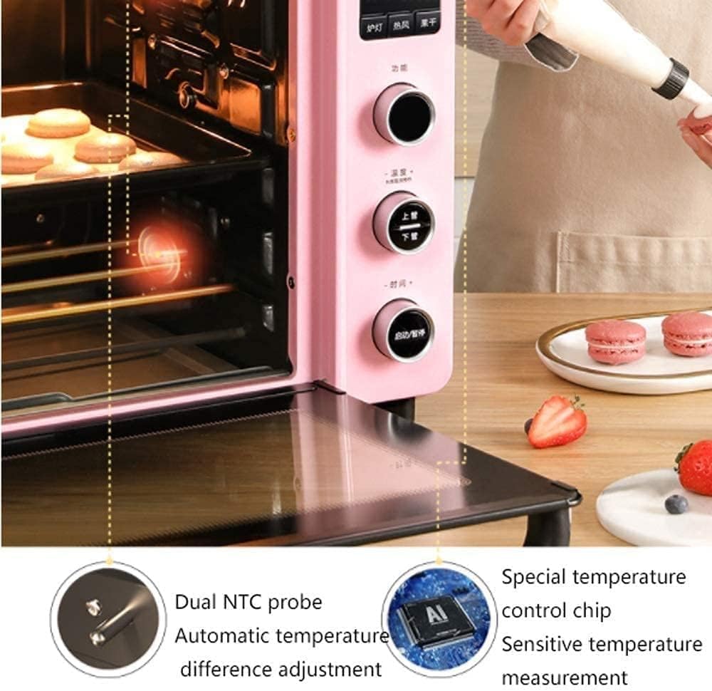 oven mini oven air fryer oven Electric Oven Home Baking Multifunctional Fully Automatic Non-Slip -Stick CoatingHigh Capacity Self-Adjustable time Barbecue Machine 40L Mini Ovens Toaster Oven Air Fry