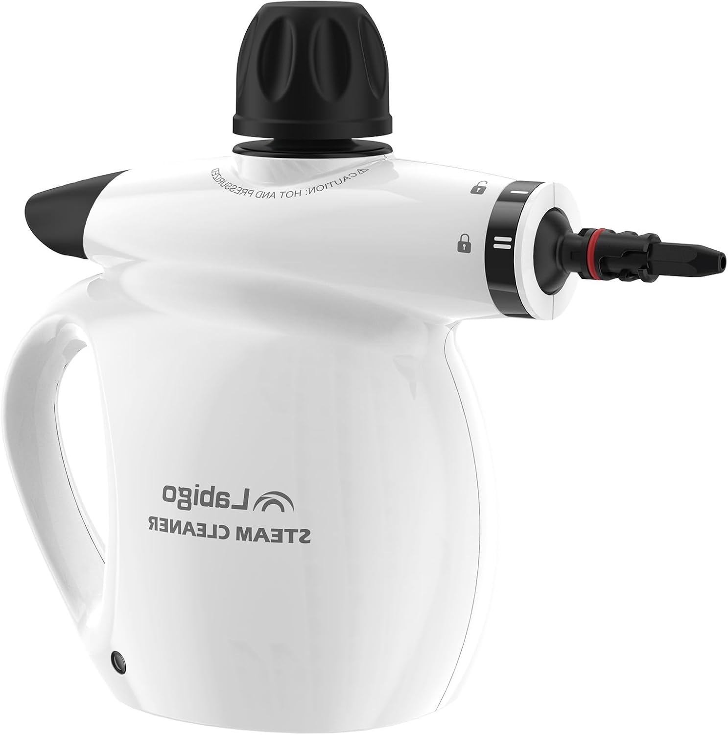 LABIGO Steam Cleaner, 13PCS Pressurized Handheld Deep Cleaning Steamer, Portable Steamer Cleaning for Home, Grout, Kitchen, Car, Window, Upholstery, Bathroom and Clothes