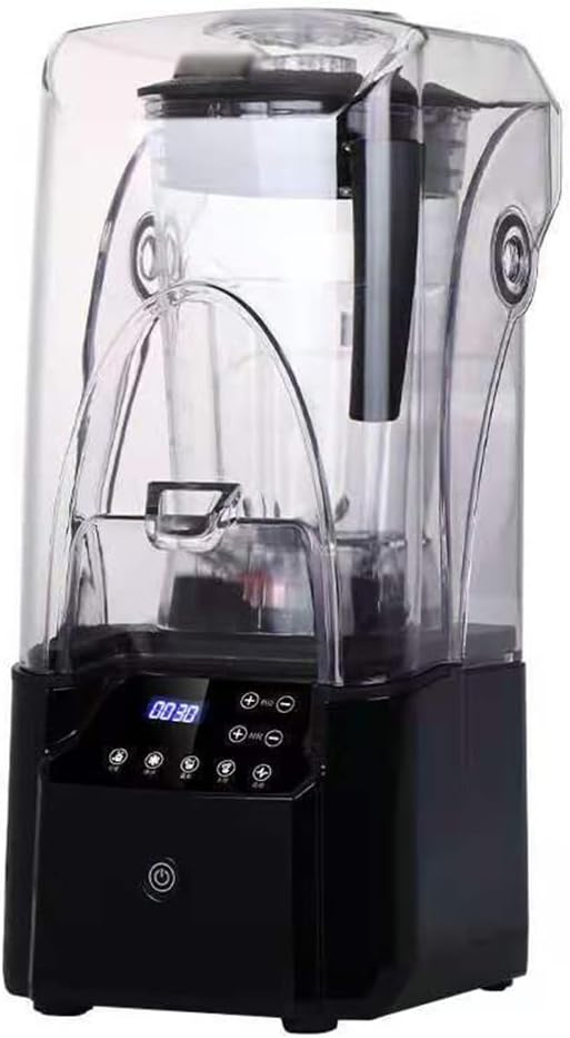 Blender Smoothie Maker with Sound Enclosure, Commercial Fruit Juice Smoothie Maker Professional Countertop Blender, Silent Broken Wall Cooking Machine, for Smoothie, Fruits A