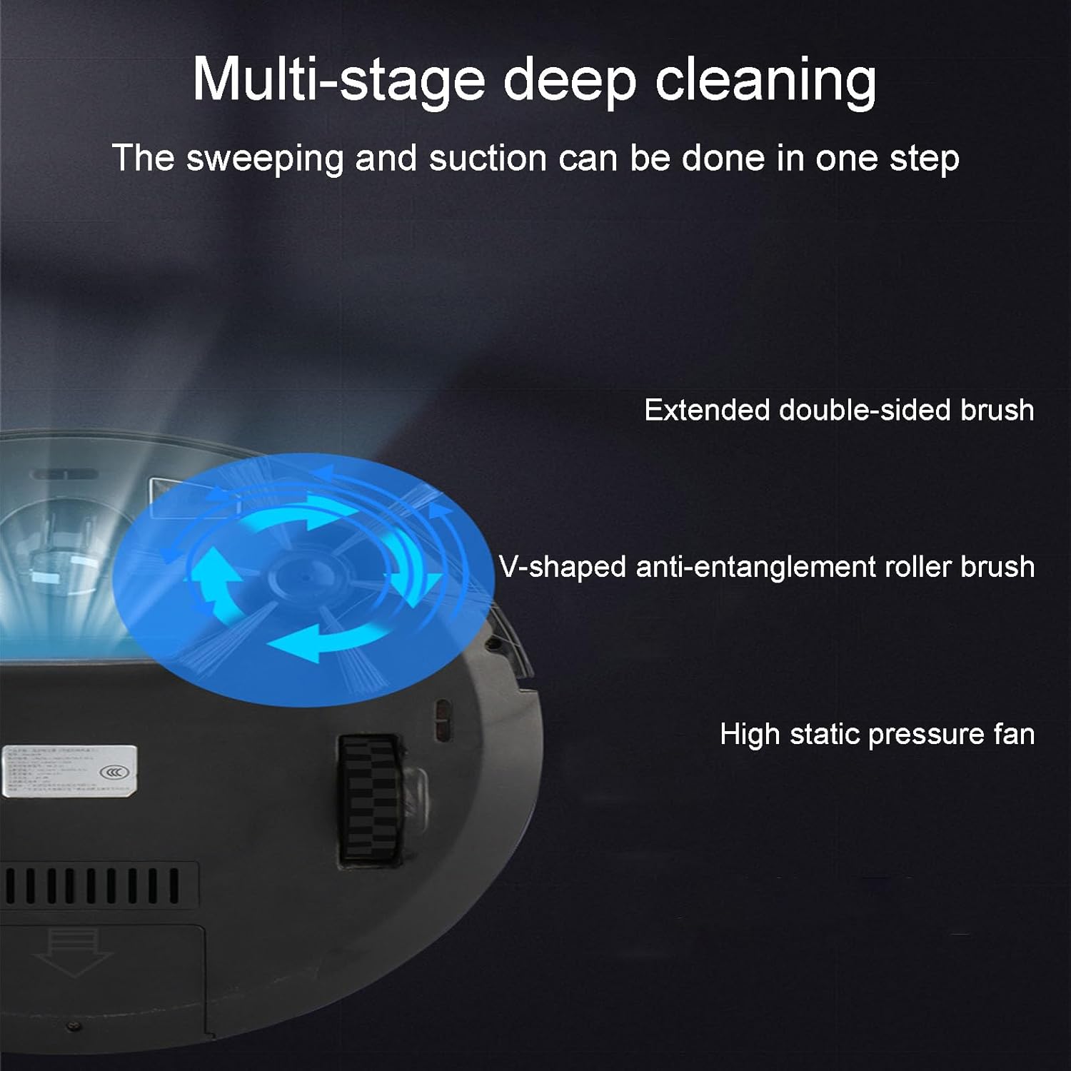 Vacuum Cleaner, Efficient Cleaning, Precise Navigation, Strong Suction Power, Dual-Mode Switching, a Great Helper for Home Cleaning
