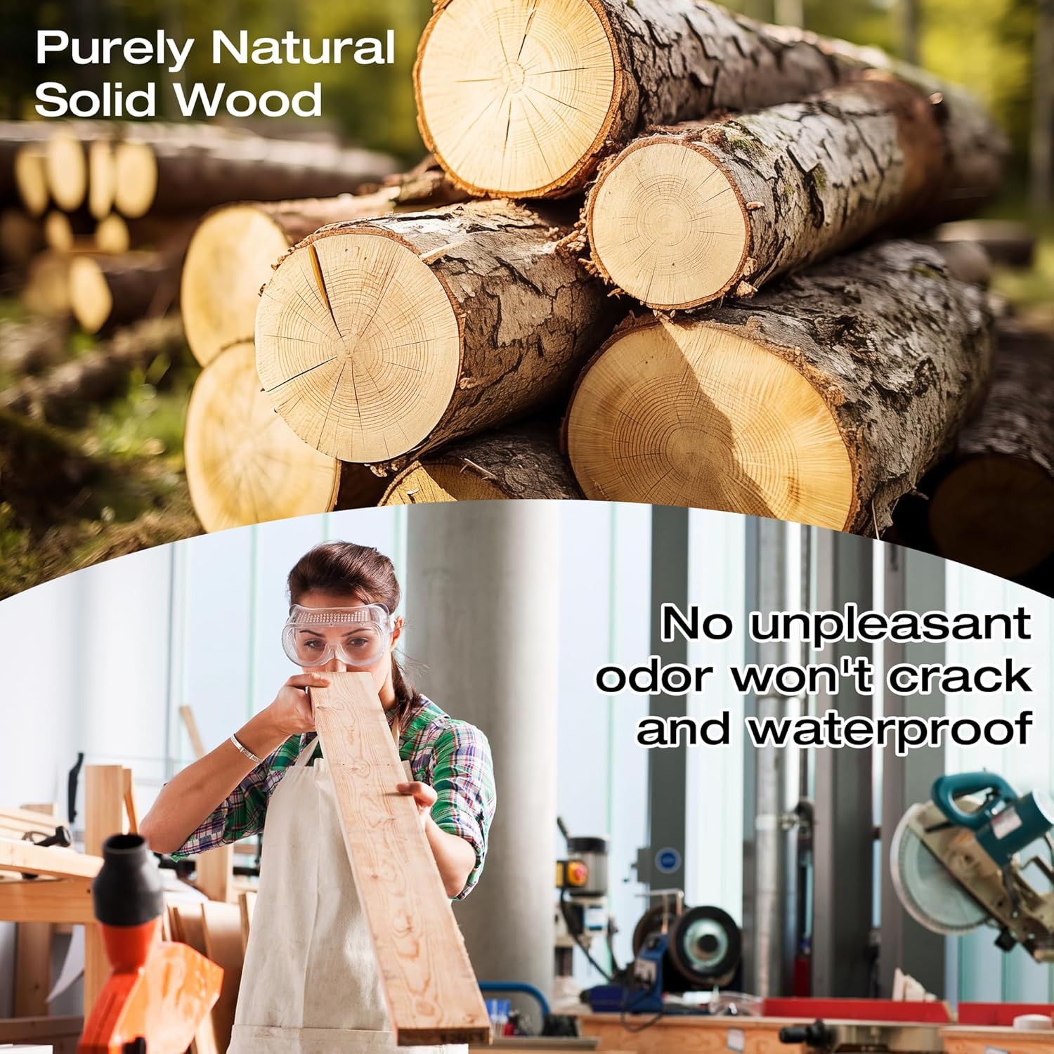 Washer Dryer Countertop, Washer Dryer Topper, Solid Wood Washers and Dryers Countertop, 54