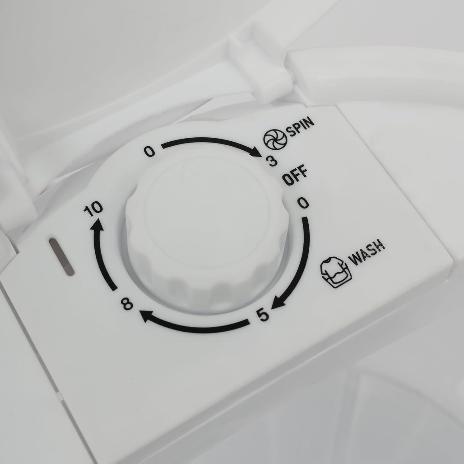 Portable Washing Machine, 260W 1.2Gal/4.5L Mini Washer Machine With Blue Light, Single Tub Laundry Small Washer With Dehydration Basket for Apartments, Dorms,Traveling, RV