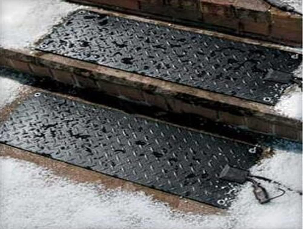 Heated Snow Melting Mats for Stairs, Winter Heated Snow and Ice Melting Mats for Outdoor Walkway, No Slip Snow Melting Entrances Mat (Color : 13