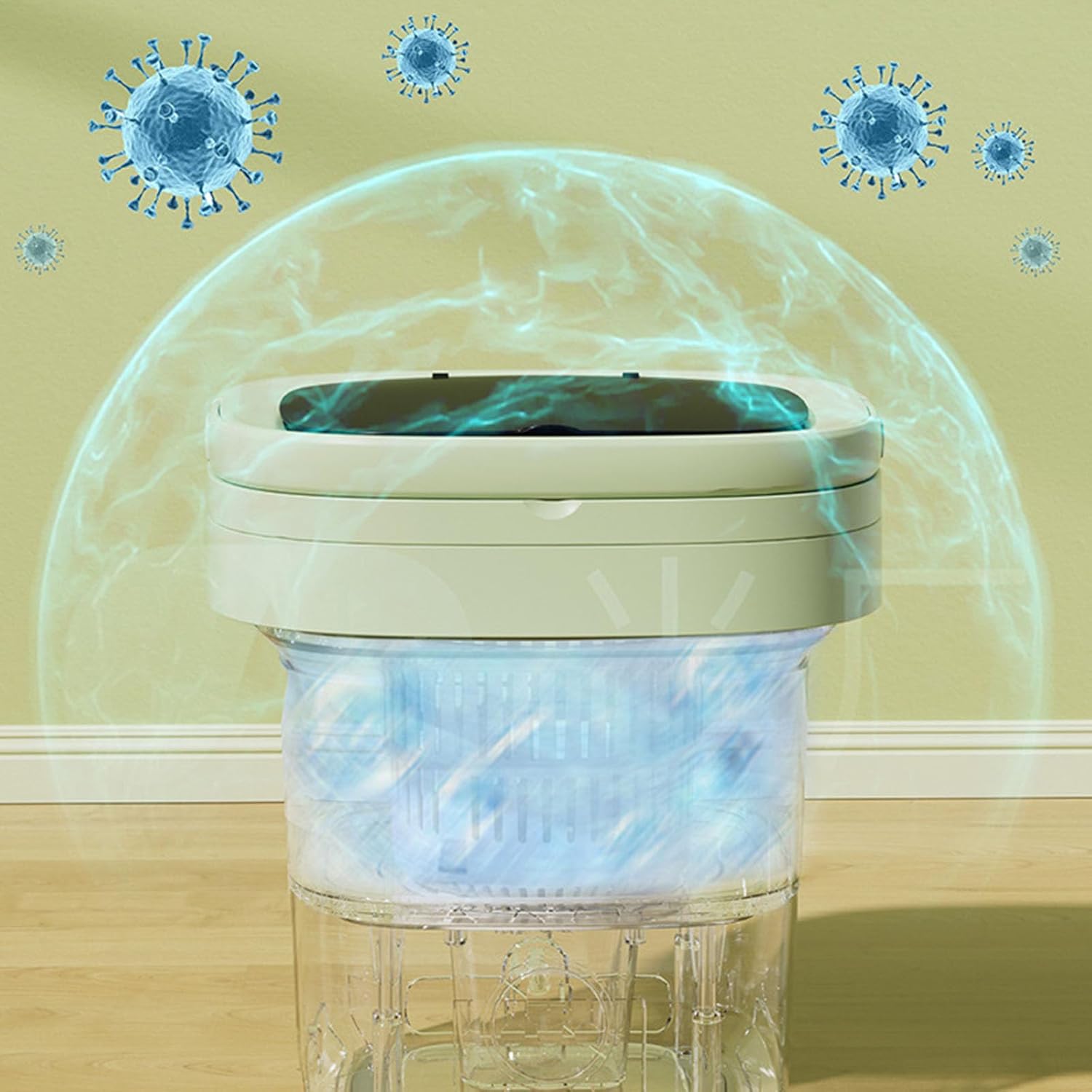 Lightweight Portable Miniature Washer Foldable Washing Machine For Travel And Apartment Laundry 11L Laundry Appliance Lightweight Underwear Washer