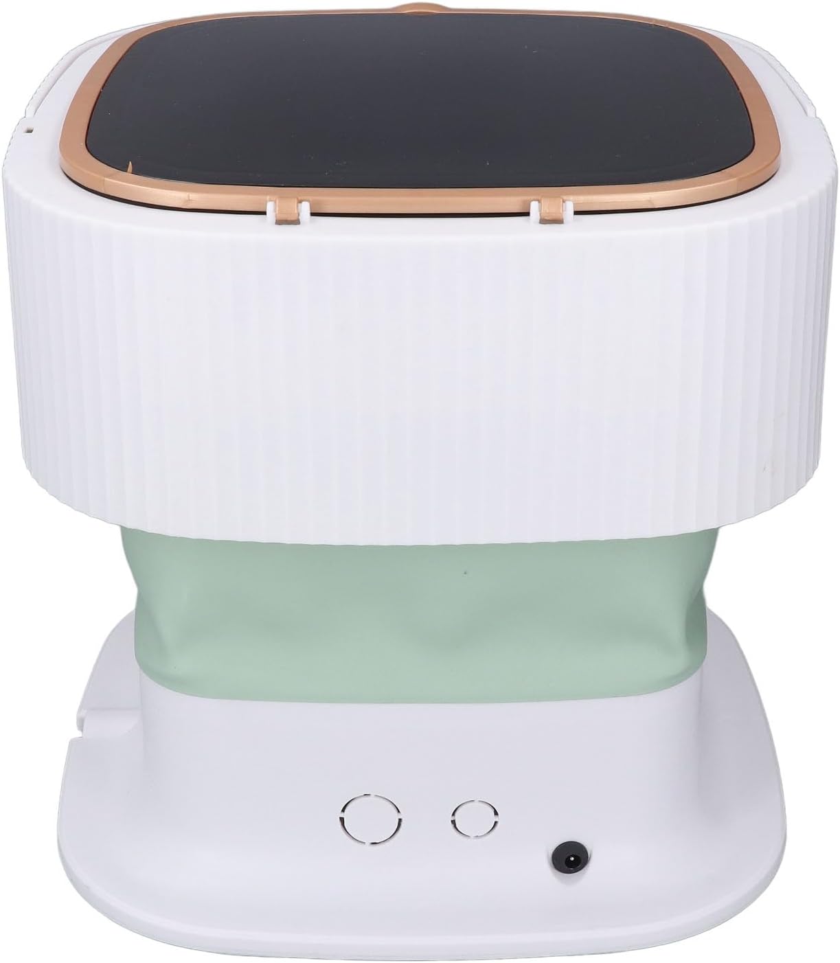 Portable Washing Machine, 11.5L Large Capacity Mini Foldable Washer with Drain Hose for Baby Clothes, Underwear, Socks, with 3 Timer Modes (Green)