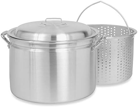 Bayou Classic 4024 Stockpot - 6 gal 13.75 Diameter Stockpot - Lid