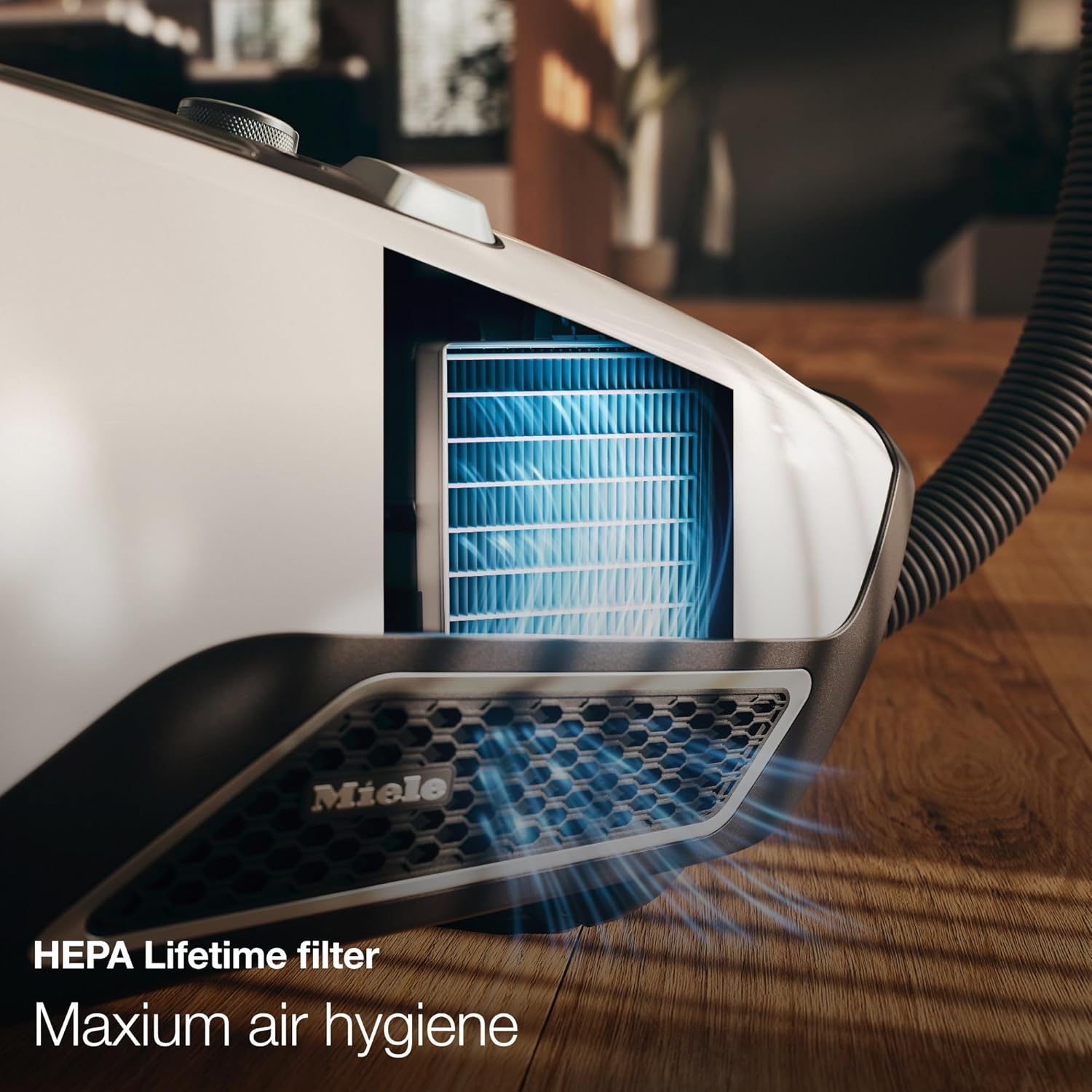 Miele Blizzard CX1 Turbo Team Bagless Canister Vacuum, Tech Blue - Portable, Household