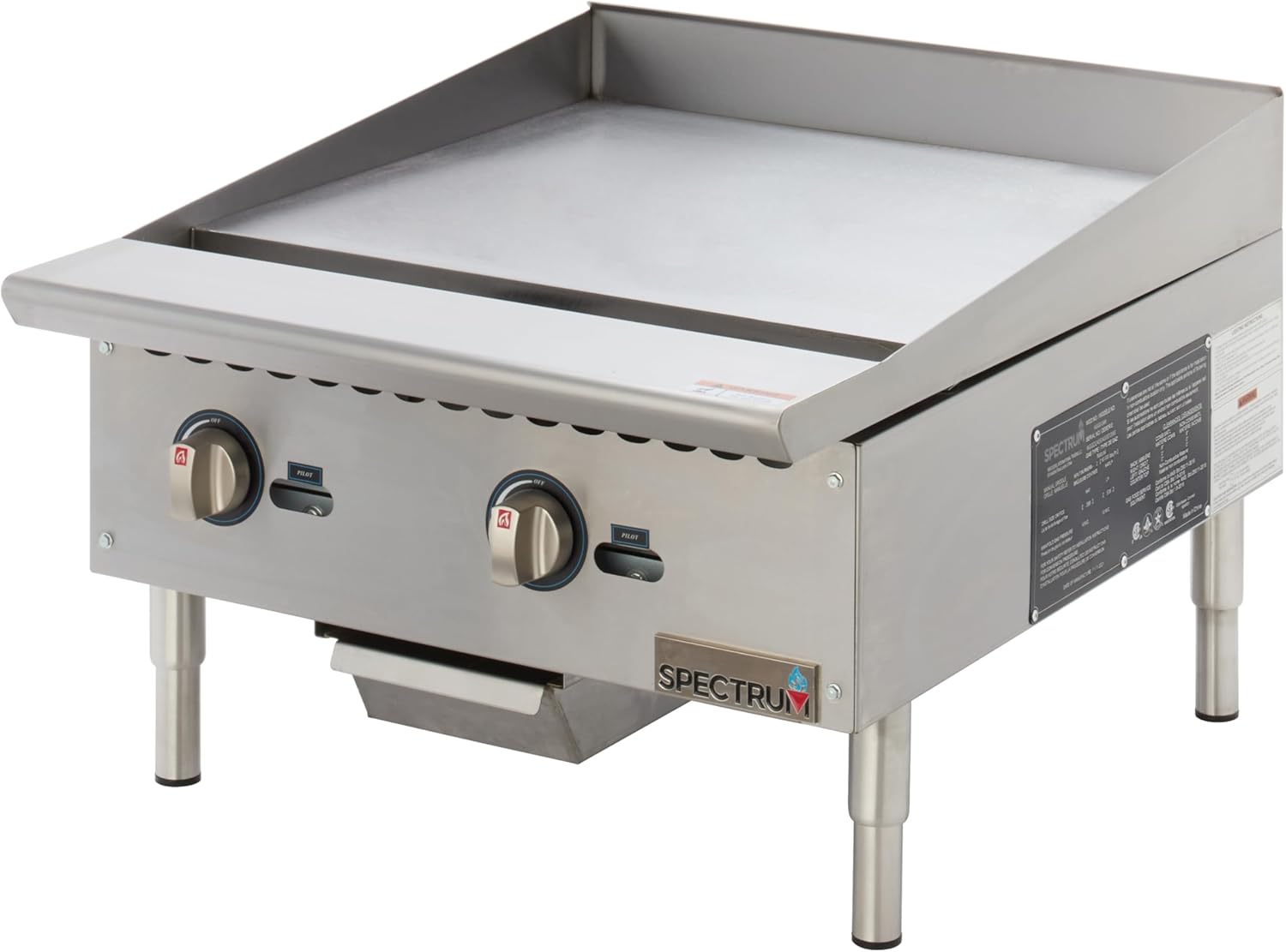 Winco Commercial Natural Gas Griddle,24