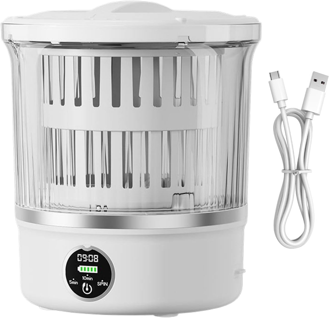 Portable Mini Washing Machine - 3L Travel Mini Washer And Dryer Combo, Laundry Machine Portable Washer And Dryer - For Home Apartment Dorm RV Travel Camping Small Clothes Underwear