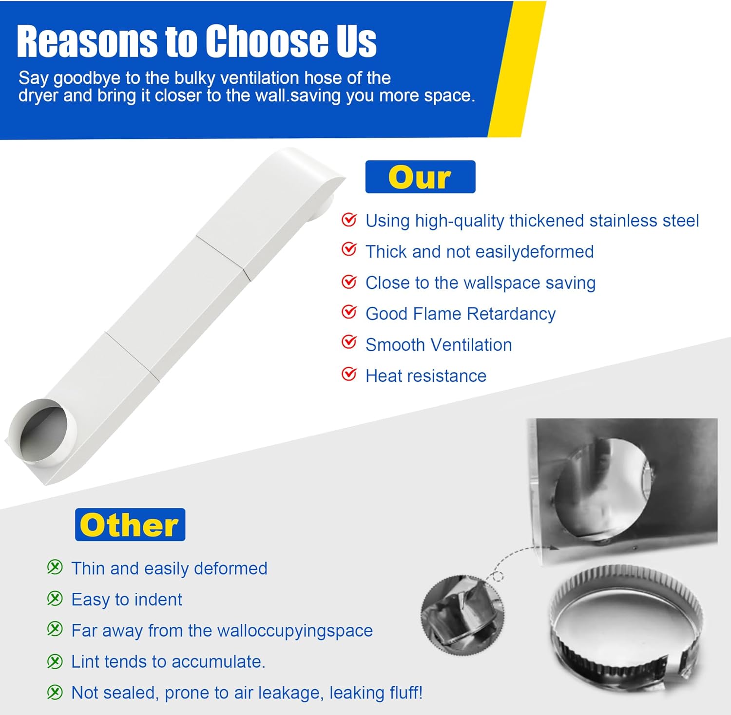 Adjustable Periscope Dryer Vent, 29-45