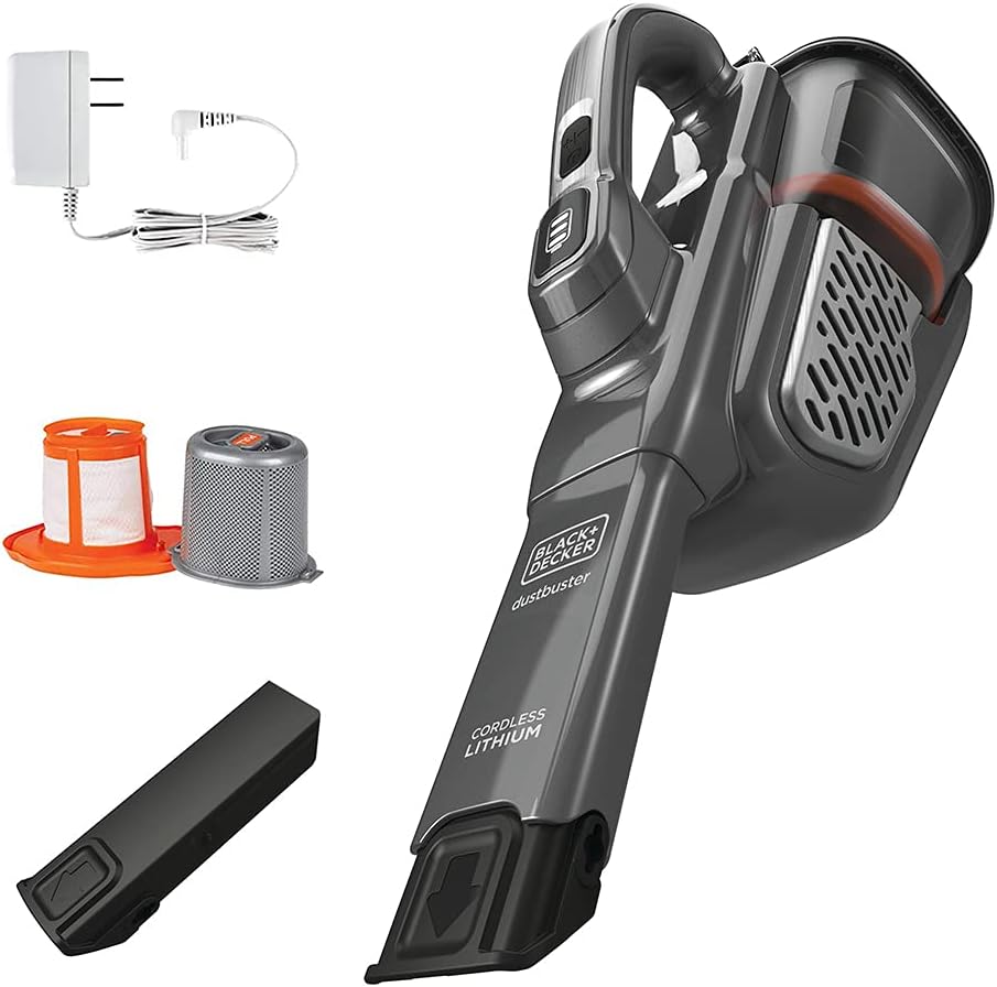 BLACK+DECKER 16V MAX* DUSTBUSTER AdvancedClean+ Hand Vacuum (HHVK415B01)