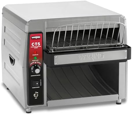 Waring Commercial CTS1000 Coneyer Toaster, 450 Slices per hour, 120V, 1800W, 5-15 Phase Plug