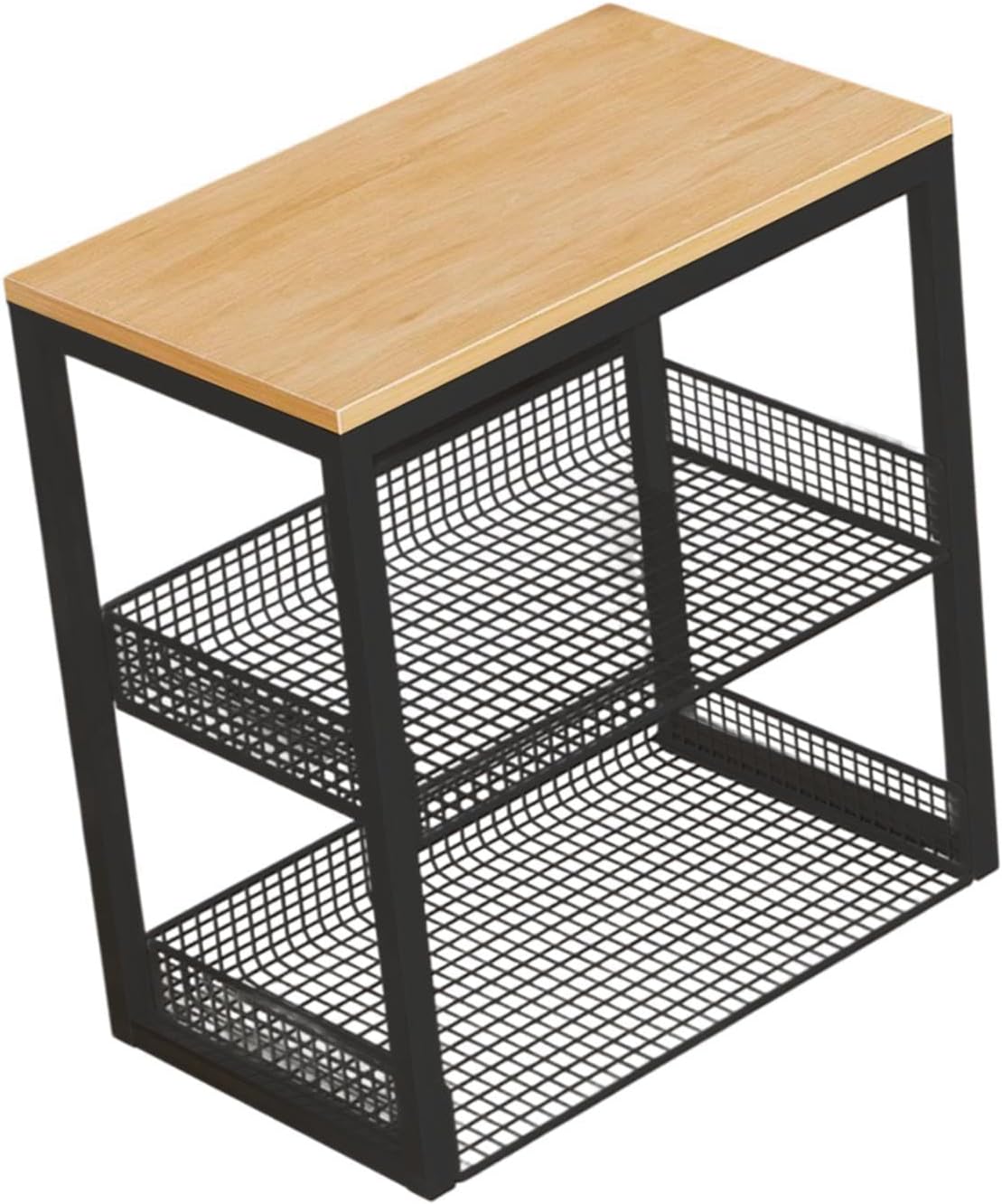 Portable Washer Stand Laundry Room Shelf 3 Tiers Organizer Kitchen Baker Rack Small Appliance Rack for Office Entryway Garage, Black