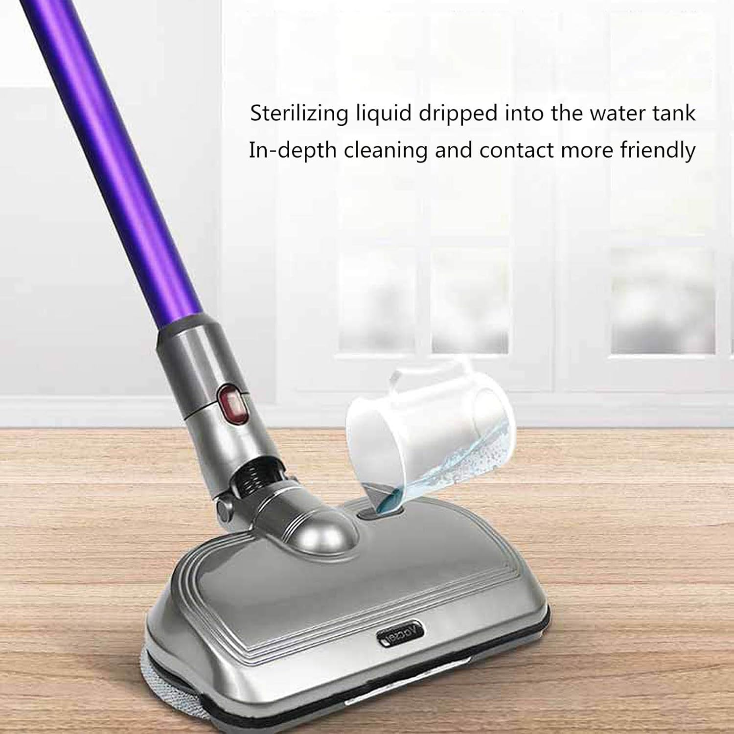 Steam Mops Floor Steam Cleaners Hard Floor Electric Wet and Dry Integrated Automatic Cleaners Mops Scrub Waxing and Polishing Gray