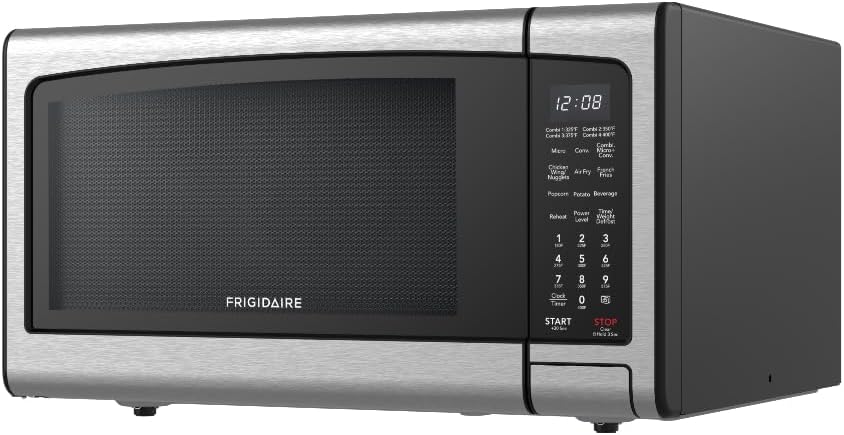 FRIGIDAIRE 1.2 cu ft Microwave, Digital Air Fryer, Convection Oven, Combo-Fry with XL Capacity, Stainless Steel Finish