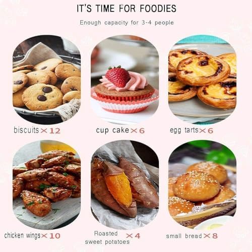 oven mini oven air fryer oven 12L Mini Oven, Convection Countertop Toaster Oven Small Electric Oven Multi-Layer Oven Stainless Steel Air Fryer Toaster Oven Air Fryer,