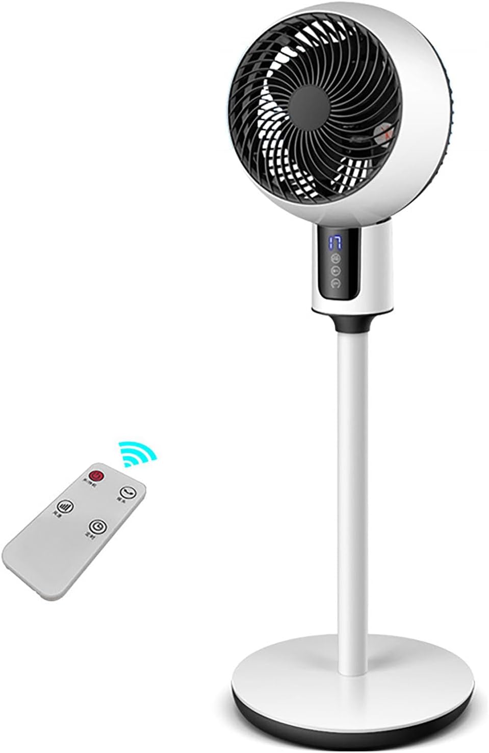 JSLJJBD Portable Air Conditioners Portable Evaporative Air Cooler Floor Air Conditioner Small Vertical Silent Turbo Electric Fan, Intelligent Remote Control, Three-Speed Wind Speed, Timing Setting