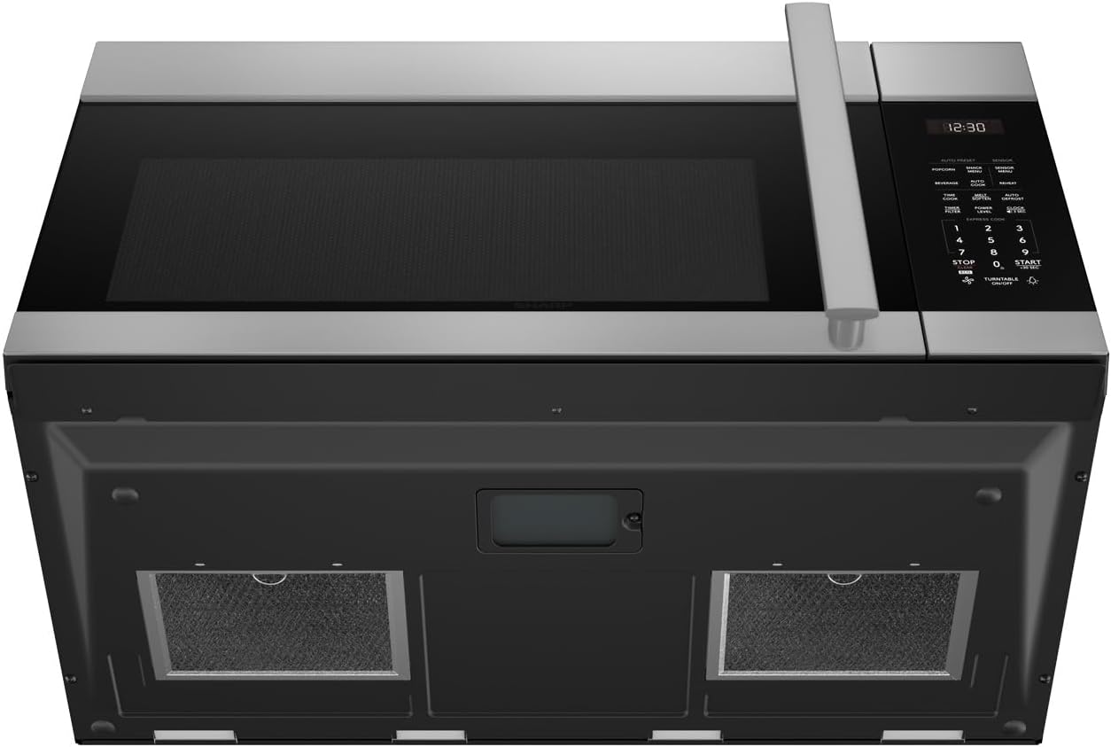 SHARP SMO1754JS Over the Range Microwave Oven with 13.6