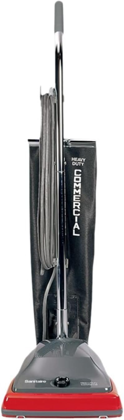 Sanitaire EUKSC679J Commercial Shake Out Bag Upright Vacuum Cleaner with 5 Amp Motor, 12