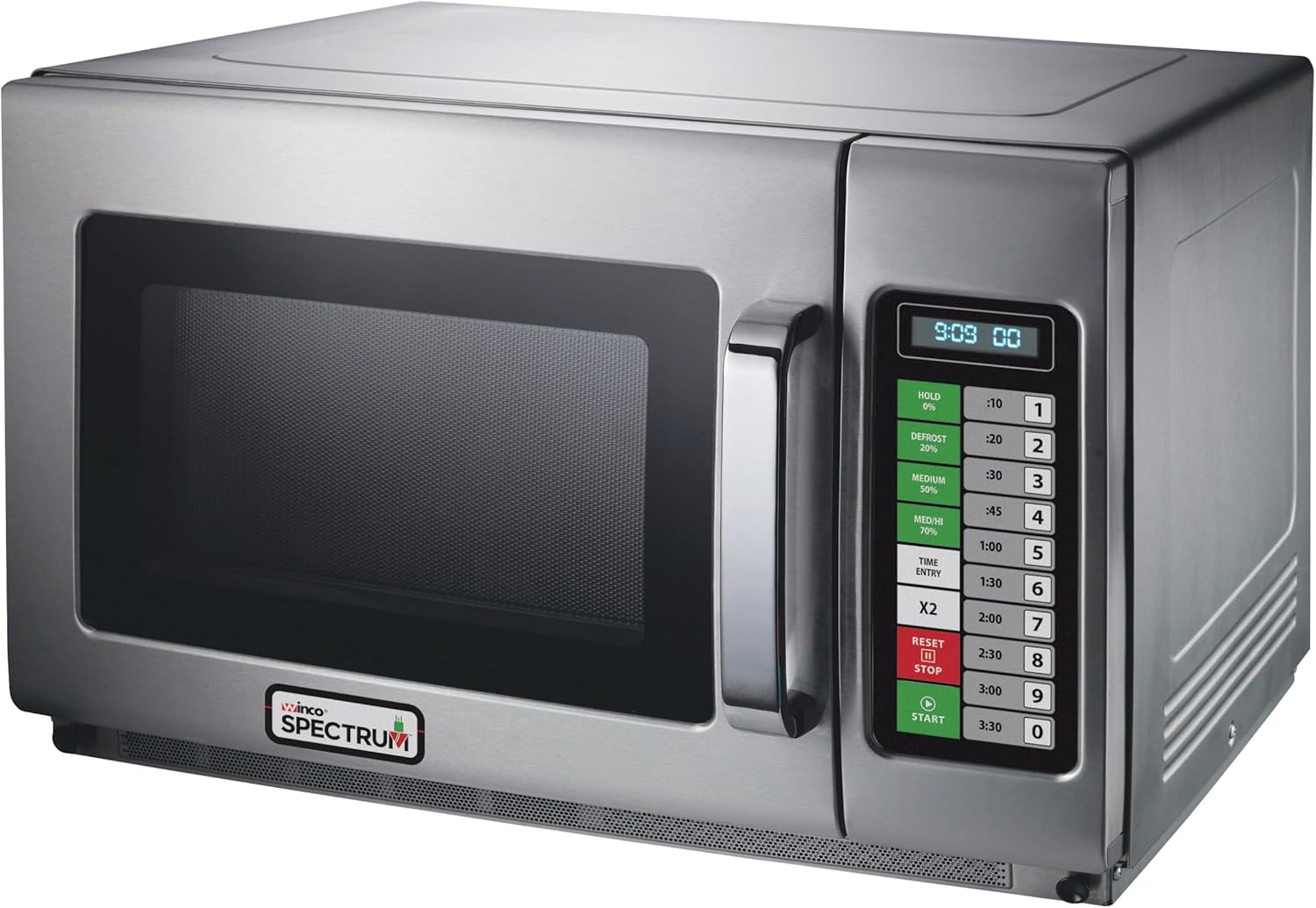 Winco Commercial-Grade Microwave with Touch Controls, 2,100 W, 1.2 Cubic Feet