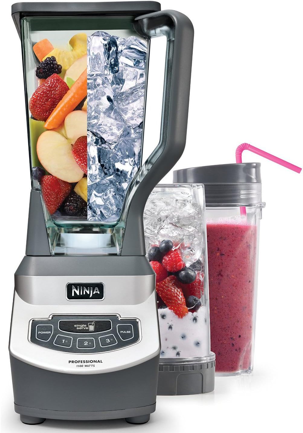 Ninja Professional Blender (BL660) Nutri Ninja Cup (Renewed)