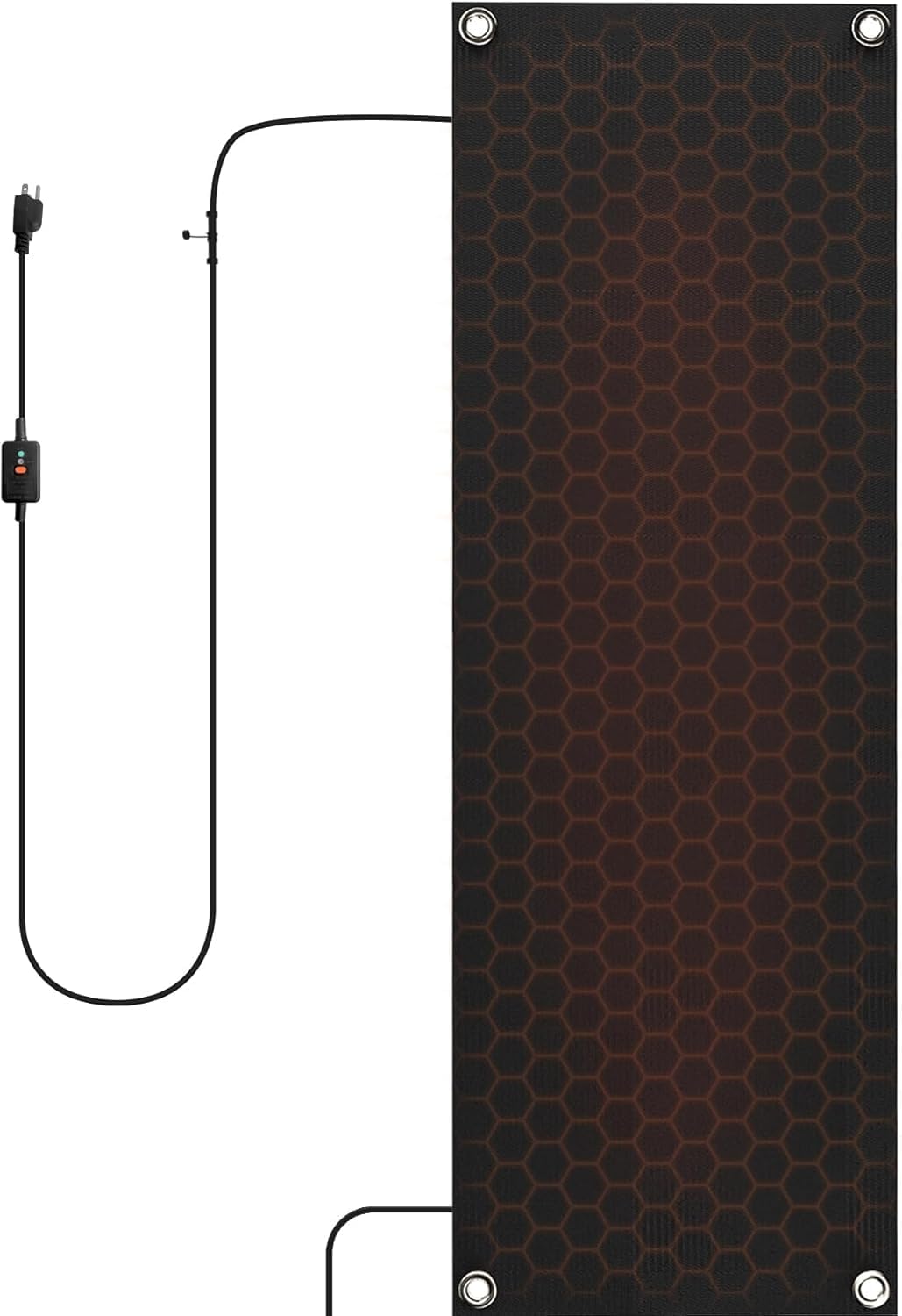 mestyl Heated Snow Melting Mats Outdoor, 20 x 60 Inch Heated Outdoor Mats, Snow and Ice Melting Mats No-Slip Winter Outdoor Heated Mats for Walkway, Sidewalks, Driveway, Stair, Steps, Decks