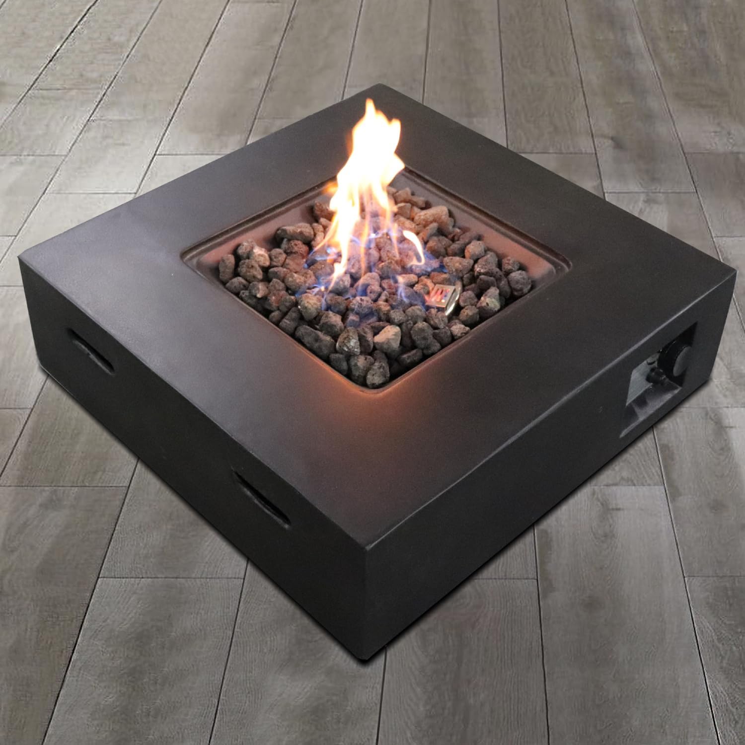 Fiber Reinforced Concrete Propane,Natural Gas Fire Pit Table