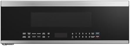 Midea MMO12S3ASTZ Over the Range Microwave Oven, 1.2 Cu.ft Slim Microwaves with Sensor Cook, Stainless Steel Microwaves, 1000W heating power with 400CMF vent fan