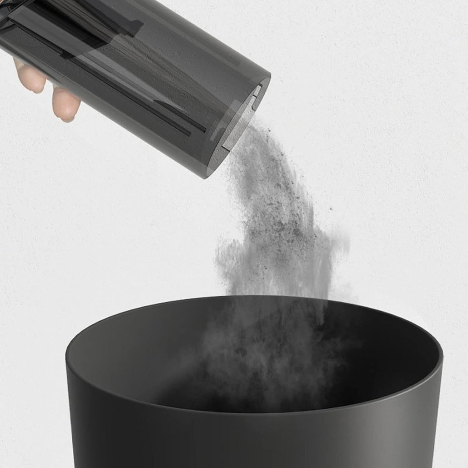 Hard Floor Vacuum Wireless Vacuum Cleaner Portable Handheld Car Household Dual-use Vacuum Cleaner Strong Suction Mini Cleaner (Color : Black)