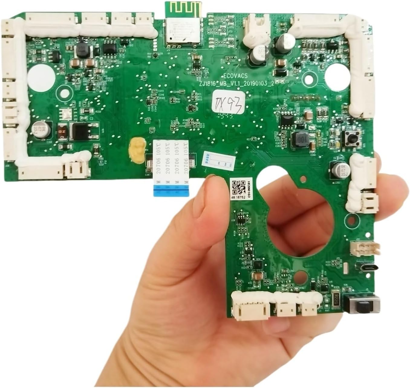 Vacuum Cleaner Mainboard,Compatible for Ecovacs T5 Power DX93 Ozmo 950 Robot Replacement