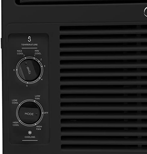 Midea 5,000 BTU 115V Mechanical Window Air Conditioner, Black (Renewed)