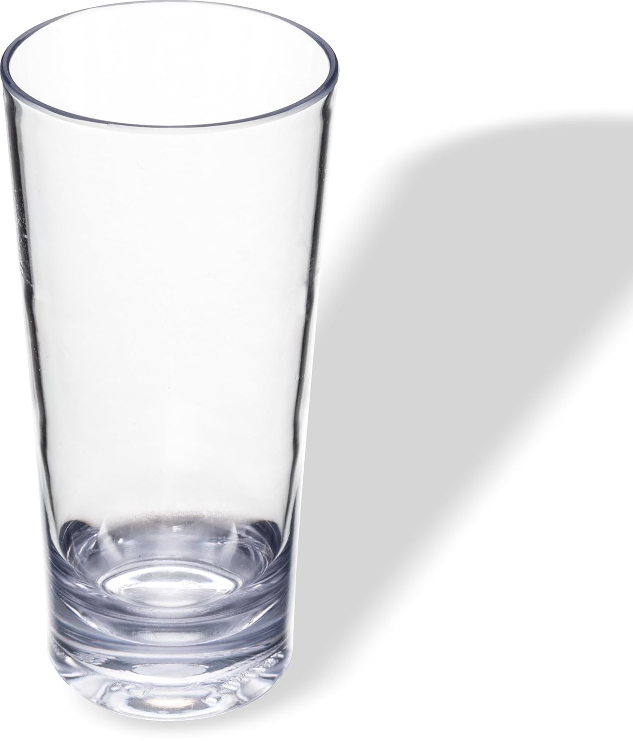 Carlisle FoodService Products Alibi Plastic Beverage Glass for Restaurant, Kitchen, and Bar, 13.9 Ounces, Clear, (Pack of 24)
