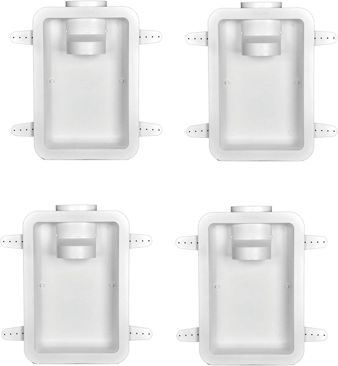 Dundas Jafine DRB4XZW Recessed Dryer Vent Box, 4