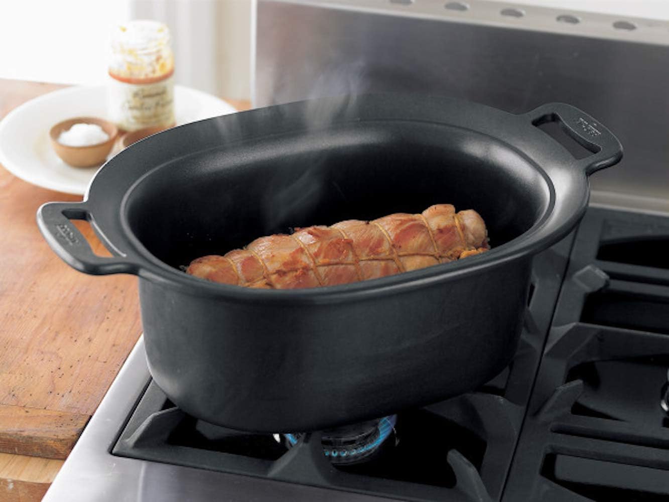 All-Clad Stainless Steel Electric Slow Cooker 7-Quart, Programmable LCD Timer, Aluminum Insert, Slow Cookers, Small Kitchen Appliances, Silver