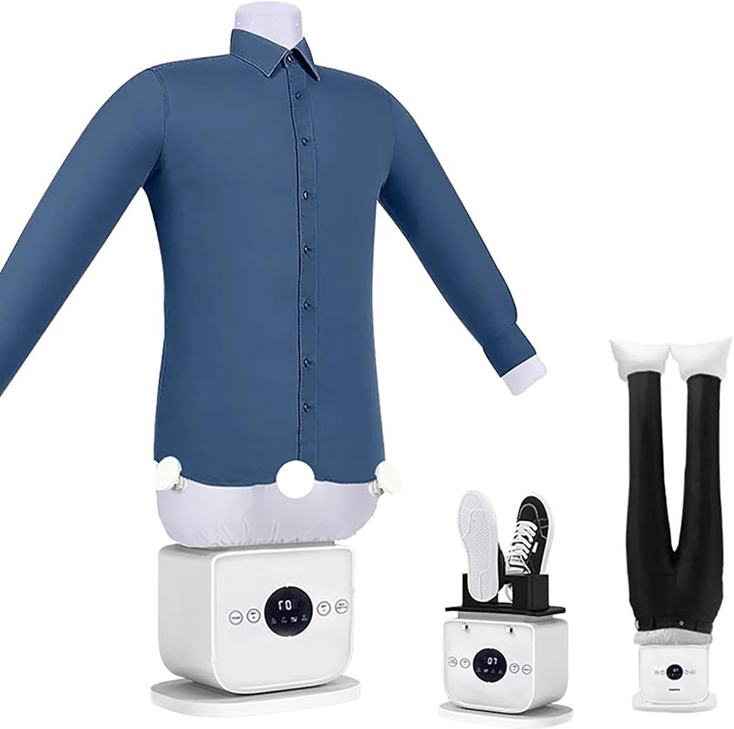 Automatic Smart Temperature Controlled Steam Ironing Machine Portable Household Quick Wrinkle Removal and Sterilisation Essential Travel Companion