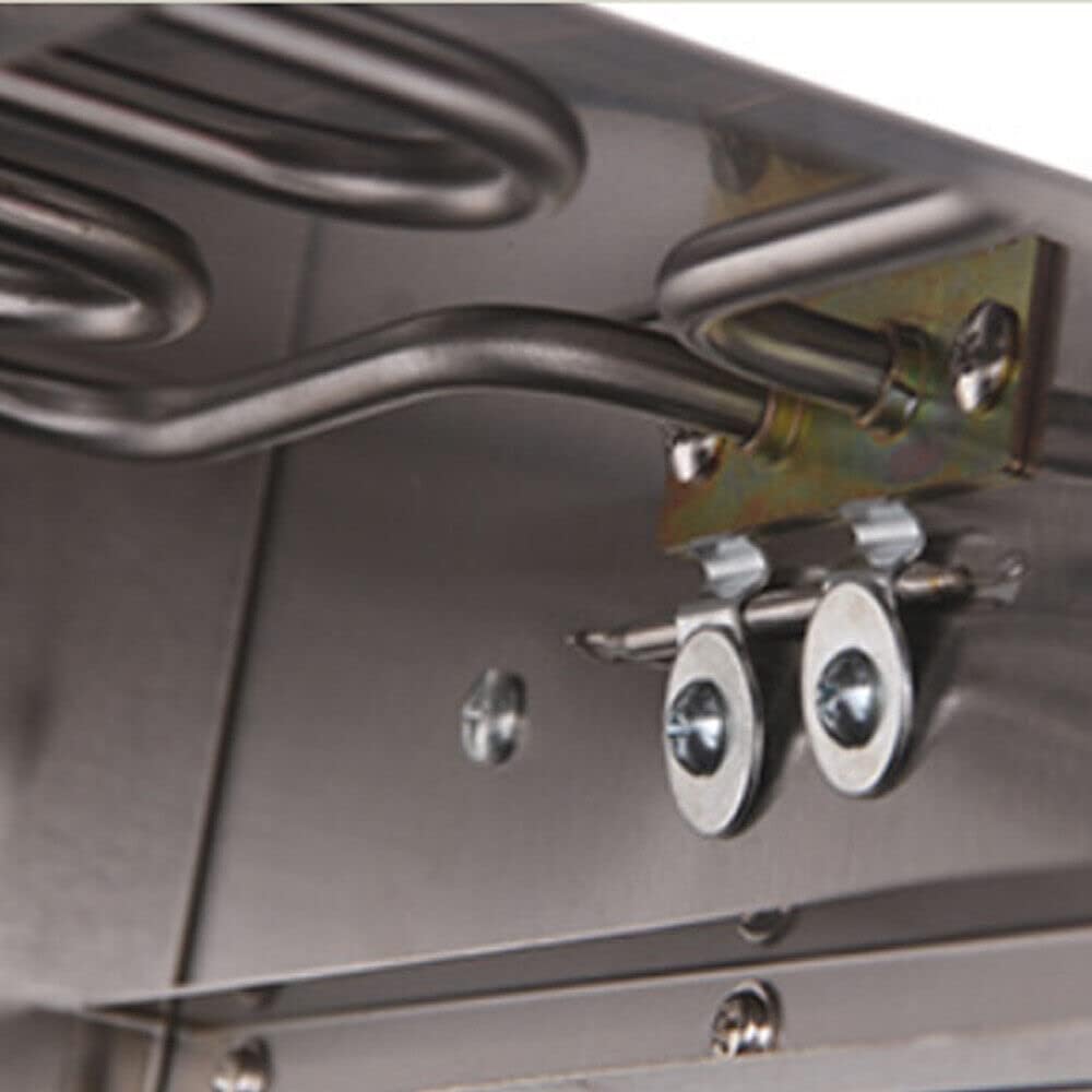 2000W Commercial Electric Cheese Melter Machine, Stainless Steel Electric Countertop Cheese Steaks Sandwiches Melter Grill, Anti-scald Handles, Adjustable Temperature Control