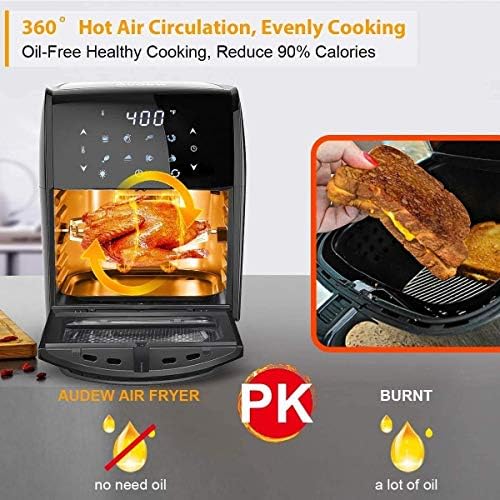 1700W Digital Air Fryer Cooker for No Oil Healthy Chips & Meals with Rapid Air Circulation System 7-in-1 Multi-Use Digital Air Fryer 220V Electric Hot Deep Fryer needed charitable