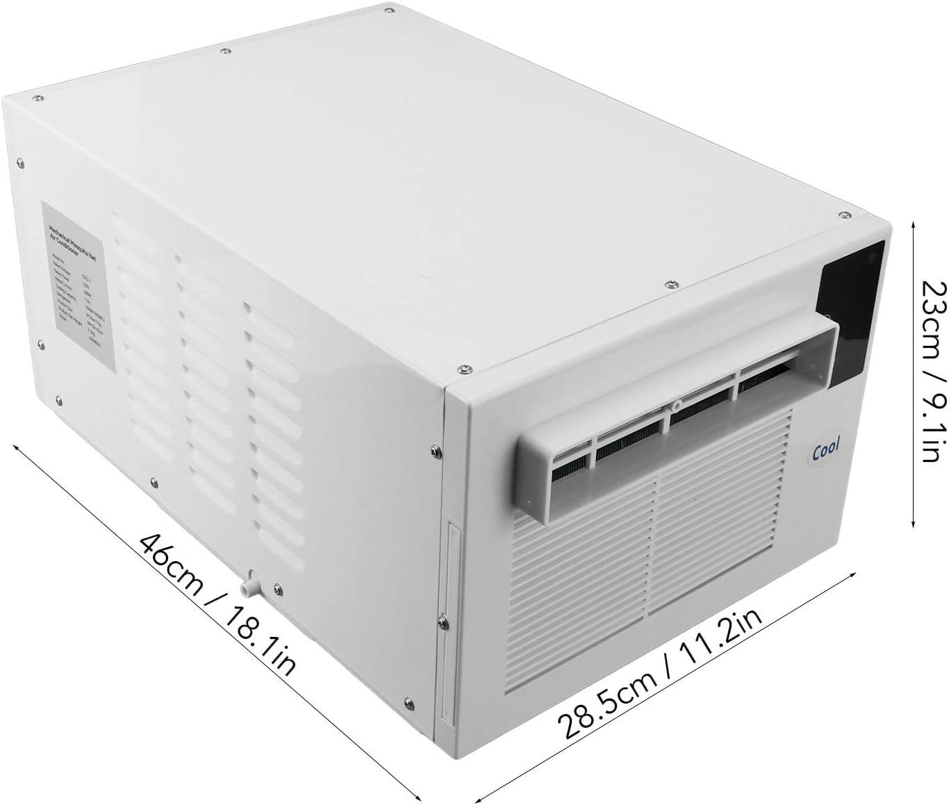 Portable Air Conditioners, Energy Saving Portable Ac Unit Aluminum Alloy Room Air Conditioners 1900btu 280w Dual Inverter Window Small Air Conditioner(US Plug)