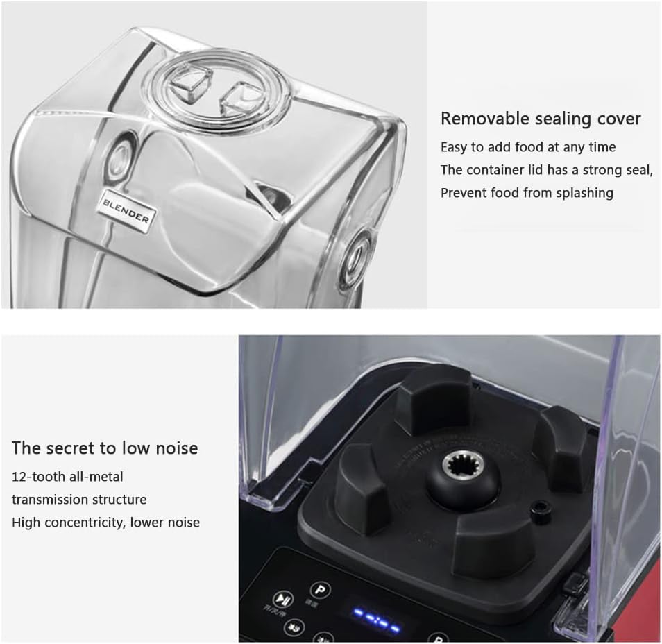 Blending Ice Crusher, Countertop Blender 1500W, High Power High Speed Blender for Crushing Ice, Frozen Desserts, Soups