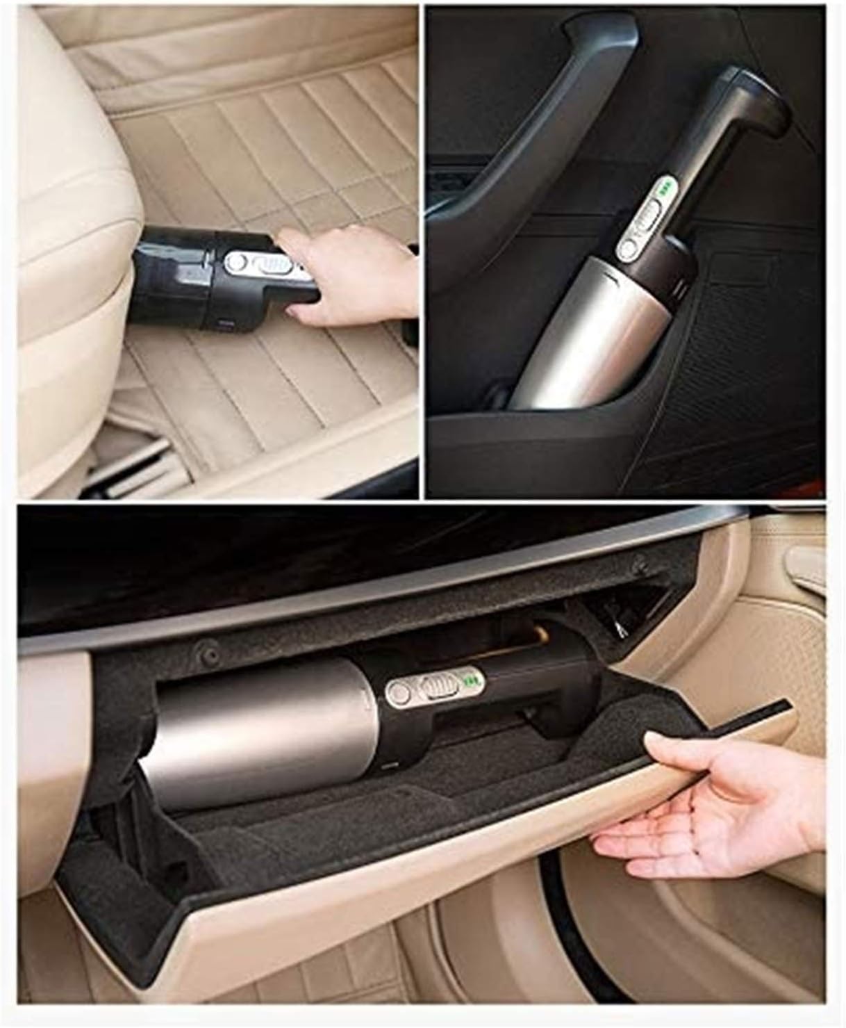 Car Vacuum 4800PA Strong Suction DC 12V Wet Dry Handheld Portable Pet Hair Cleaner (Color : B)