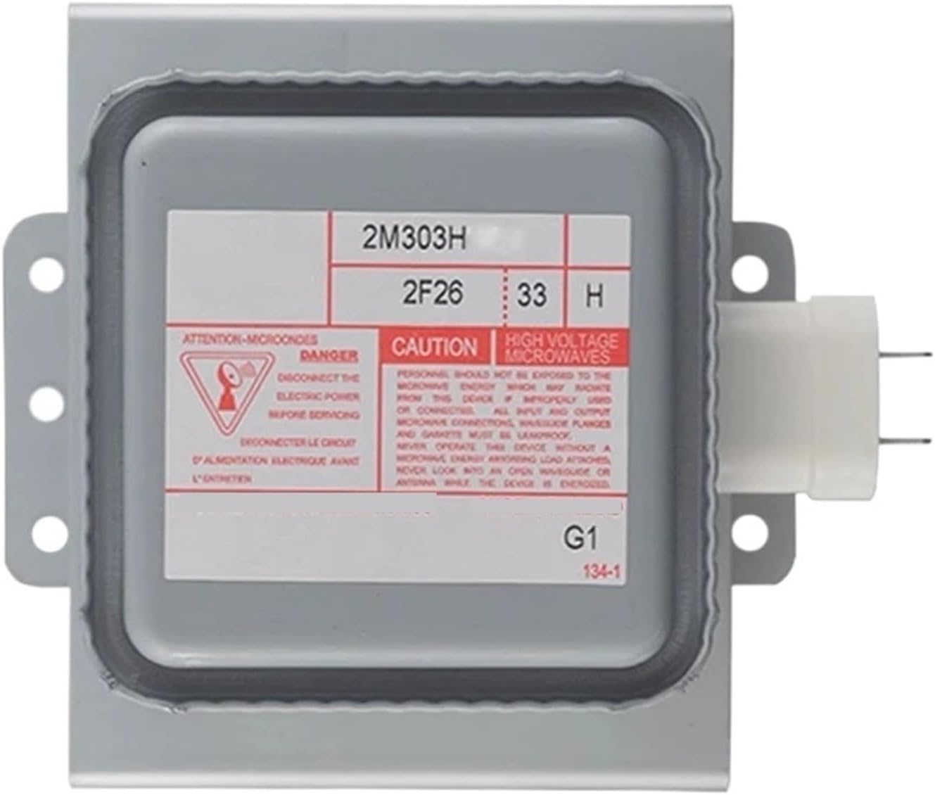 Microwave Oven Magnetron Replacement Parts, Compatible For Toshiba 2M303H, Short Leg Inverter Magnetron Microwave Oven Accessories