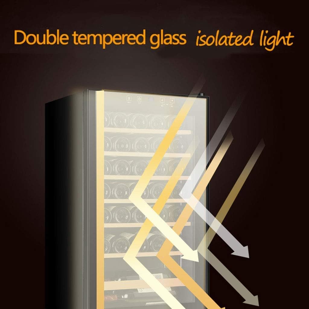 Beverage Cooler and Refrigerator, Fridge with Glass Door for Soda Beer or Wine, Small Drink Cooler for Home, Office or Bar