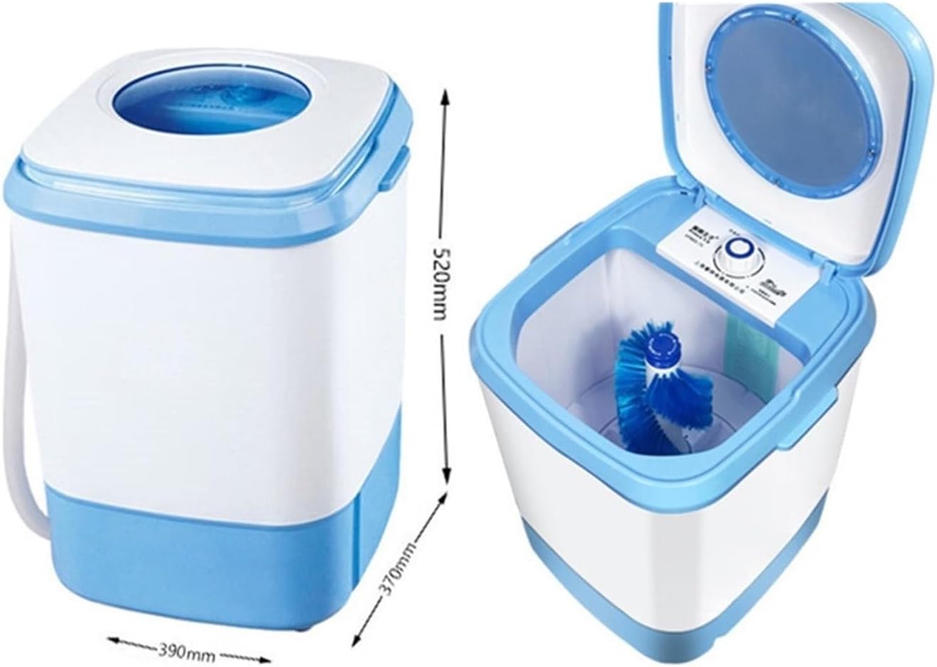 Mini Washing Machine, Semi-Automatic Portable Mini Washing Machine with Drying and De-Watering Function for Home Use,Underwear Washer