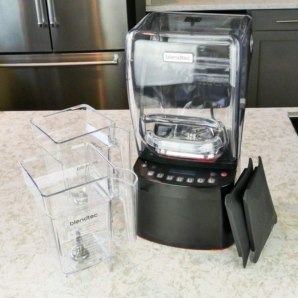Blendtec Commercial Stealth 885 Blender with Brushless Motor + 2 FourSide Jars