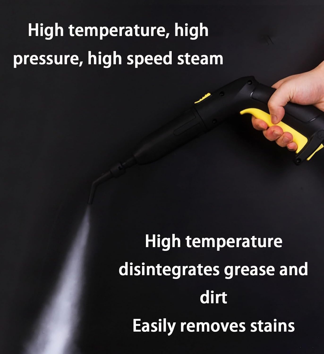 1500W Handheld Steam Cleaner Steam Carpet Cleaner Vacuum Cleaner, Continuous Steam, Suitable for Furniture, Upholstery, Sofas