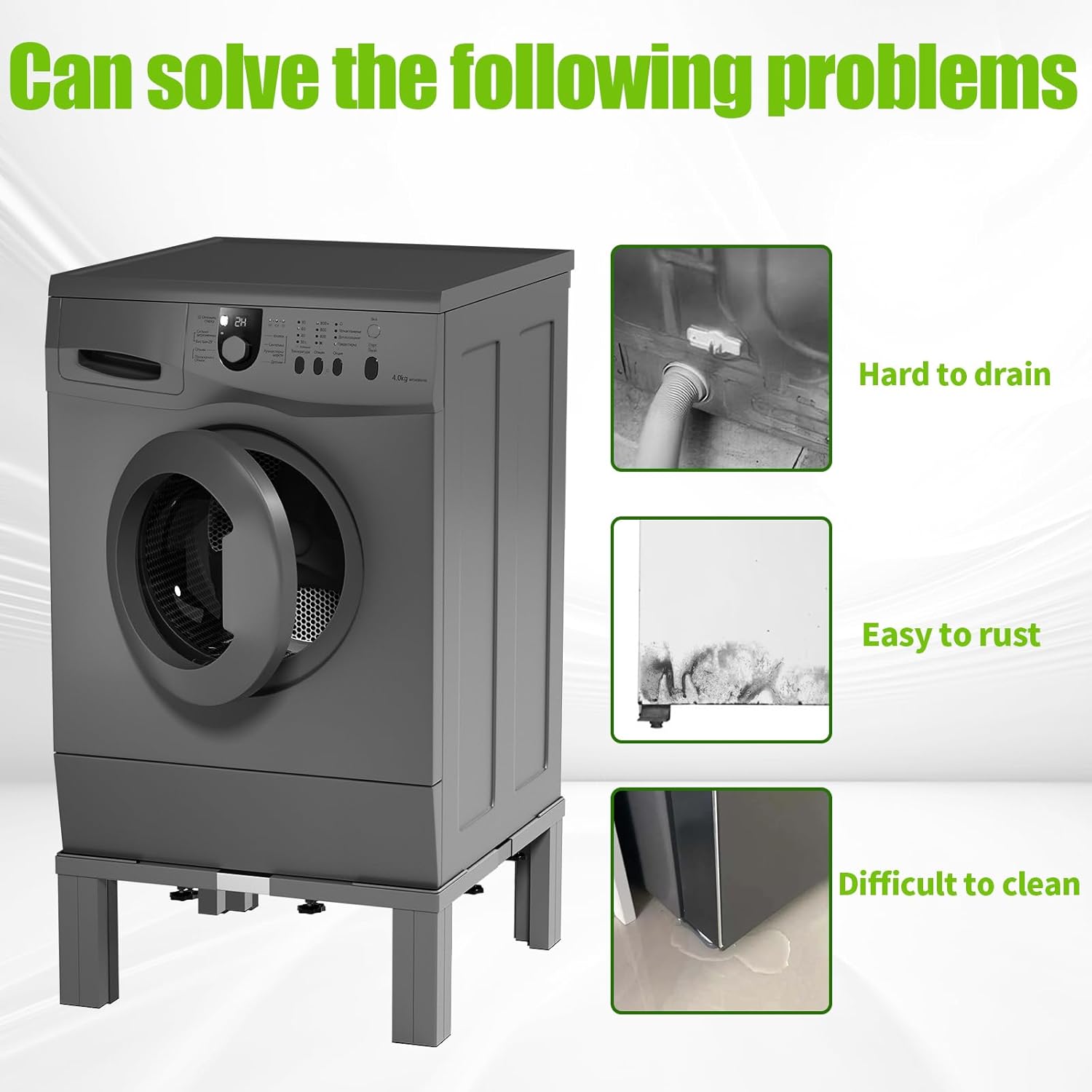 Chinchilla Heavy duty Stainless steel Laundry Pedestal ,12