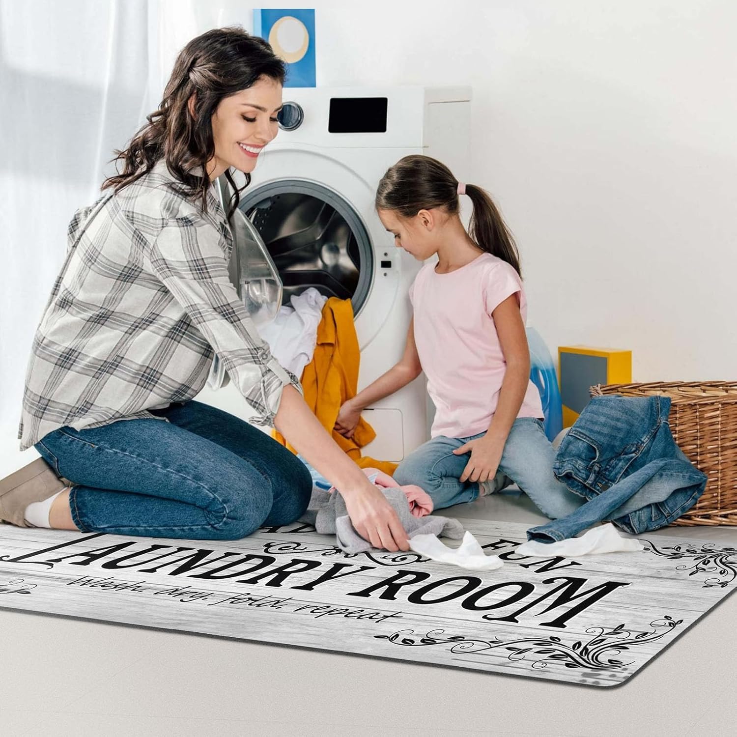Laundry Room Rug Runner 24