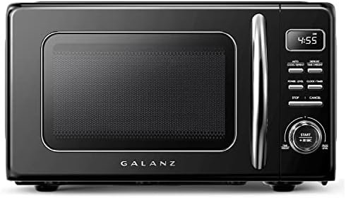 Galanz Retro Microwave Oven + Elite Gourmet Electric Hot Plate